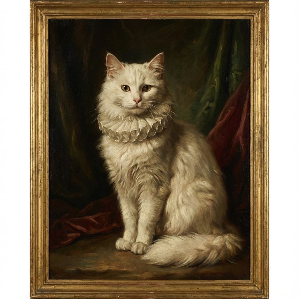 Turkish Angora in Renaissance style
