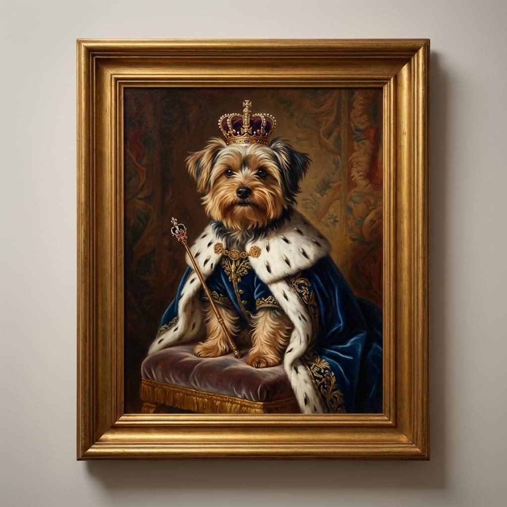 Yorkipoo in Royal style