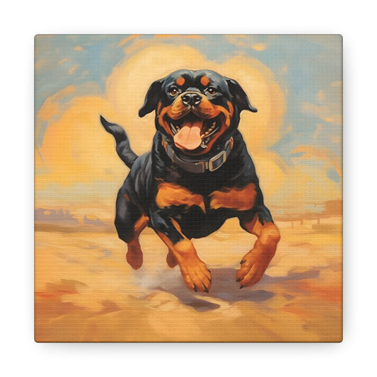 Rottweiler in Dalí Style