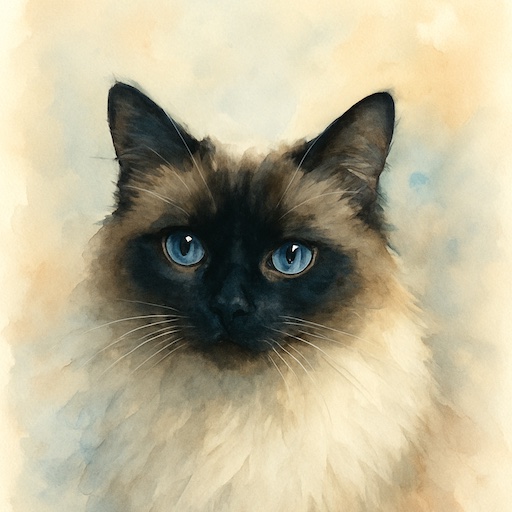 Pet Portrait in Watercolor
