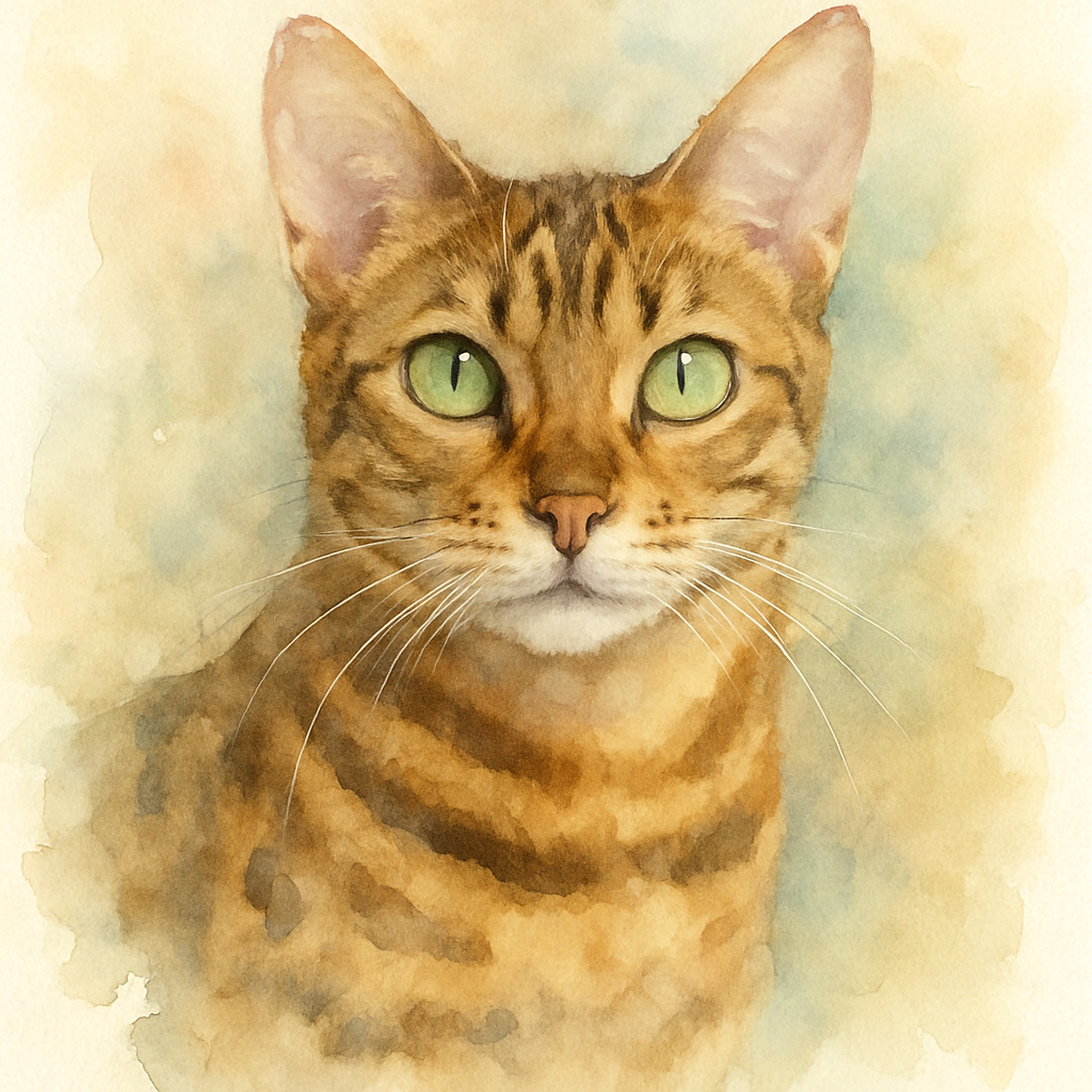 Bengal in Watercolor style