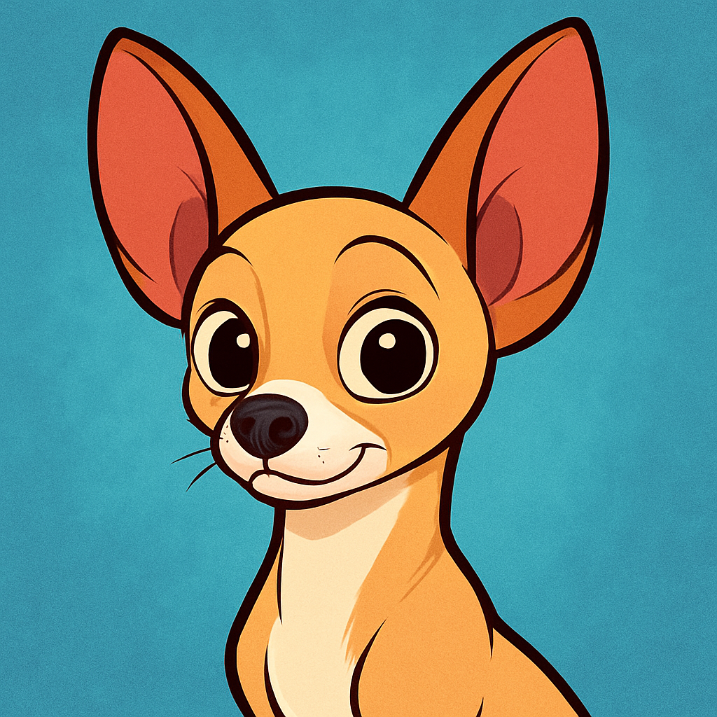 Chihuahua in Cartoon style