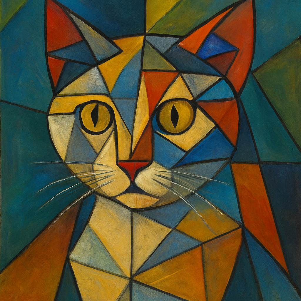 Persian in Picasso style