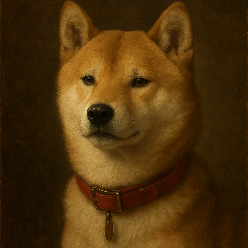 Shiba Inu in Renaissance style